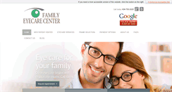 Desktop Screenshot of familyeyecarecenter.org